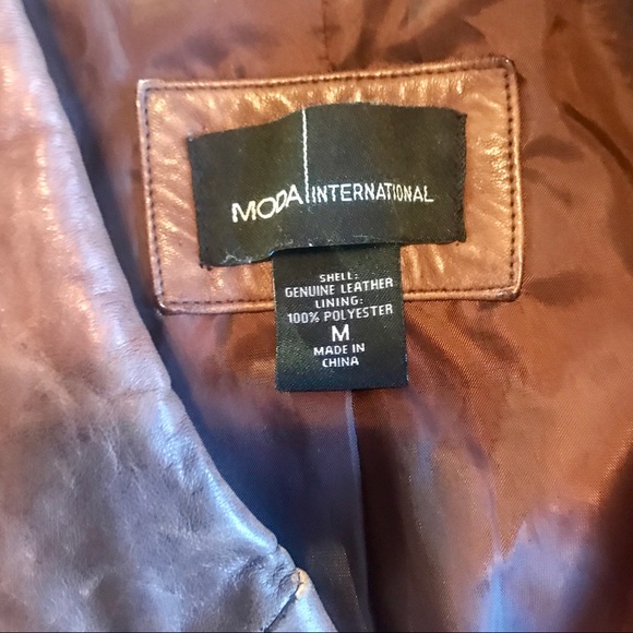 Genuine Leather Moda International Jacket - Picture 7 of 8
